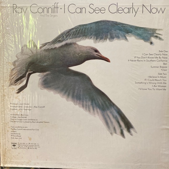 Ray Conniff “I Can See Clearly Now” vinyl - 1973 Columbia Records - Picture 2 of 6